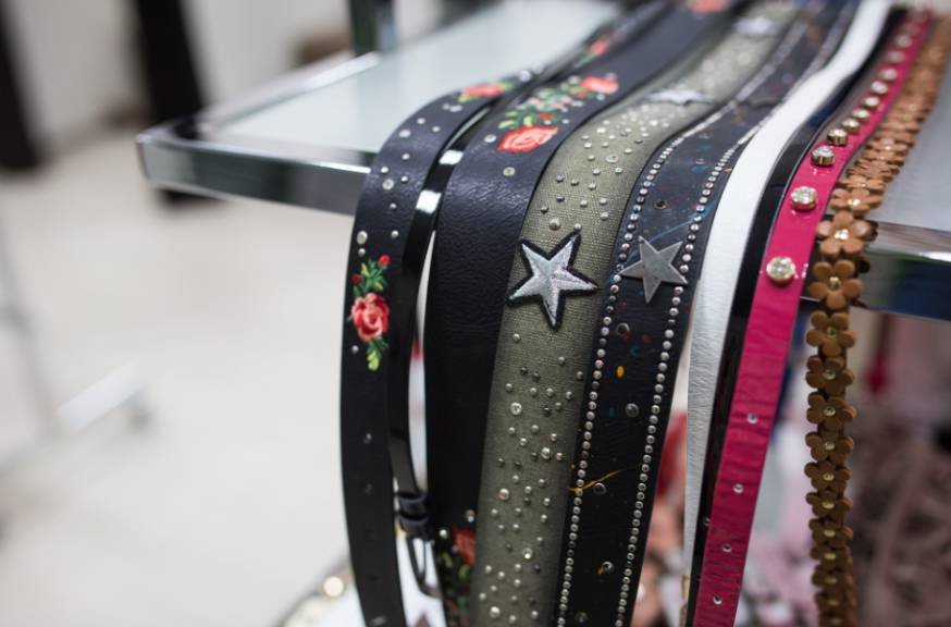 Ankara Belts, Shoes, and Small Details
