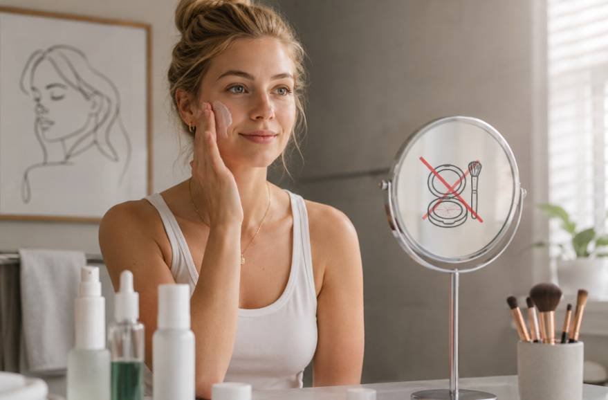 Skincare Takes Priority Over Heavy Makeup