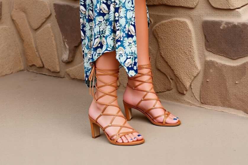 Sandals That Look Good With Ankara Styles