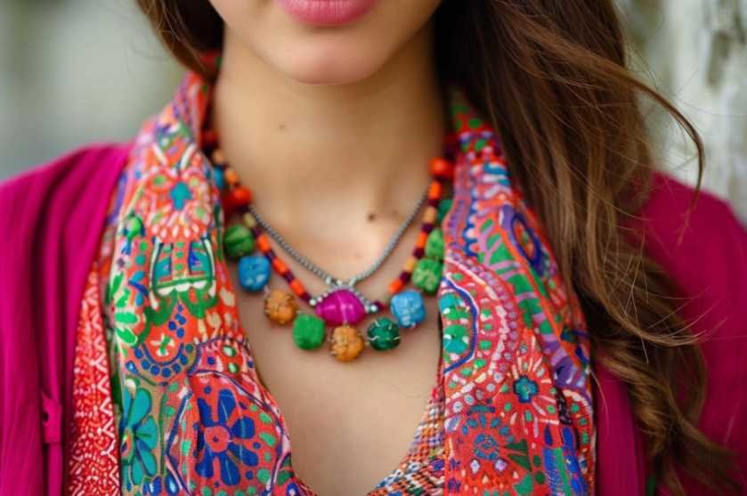 Best Ankara Necklace Styles for Bold Looks