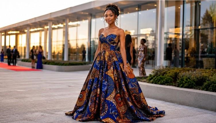 Chic African Print Prom Dresses That Make A Grand Entrance