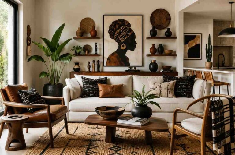 How Modern African Living Brings Warmth, Character, and Purpose to a Home