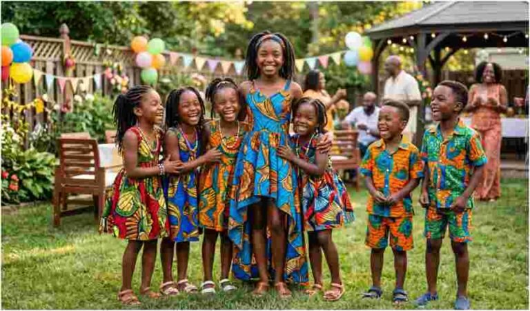 Kids Ankara dress styles