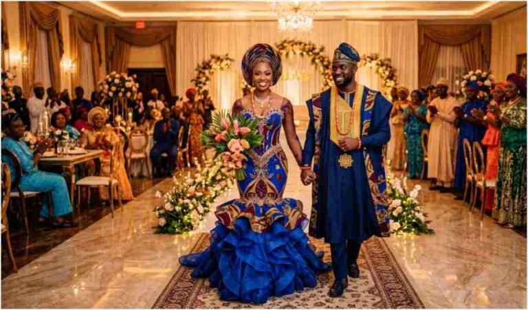 Ankara traditional wedding outfits