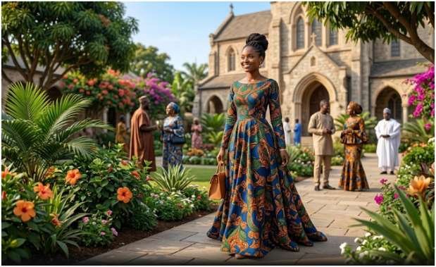 Ankara Skirt and Blouse Styles for Church