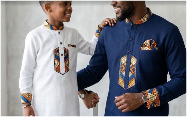 My Practical Fit Formula for Dad and Son Ankara Looks