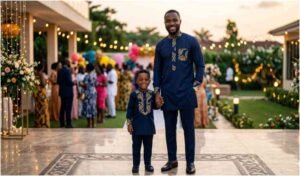 Father and son Ankara outfits for Stylish Family Events