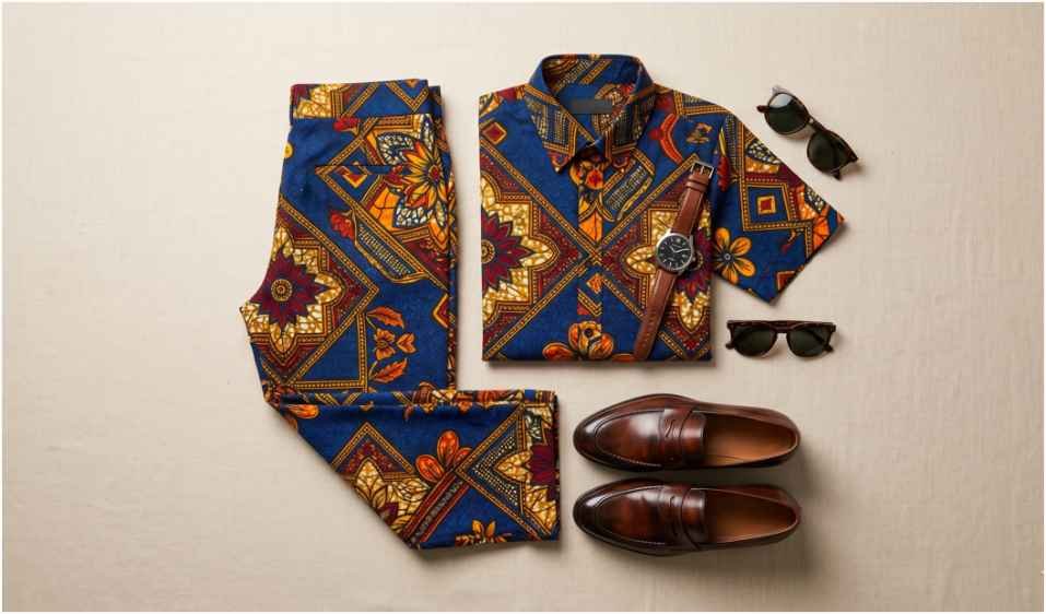 Ankara pants and shirt styles for men