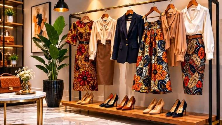 Smart African Print Work Outfit Ideas For Ladies On Budget