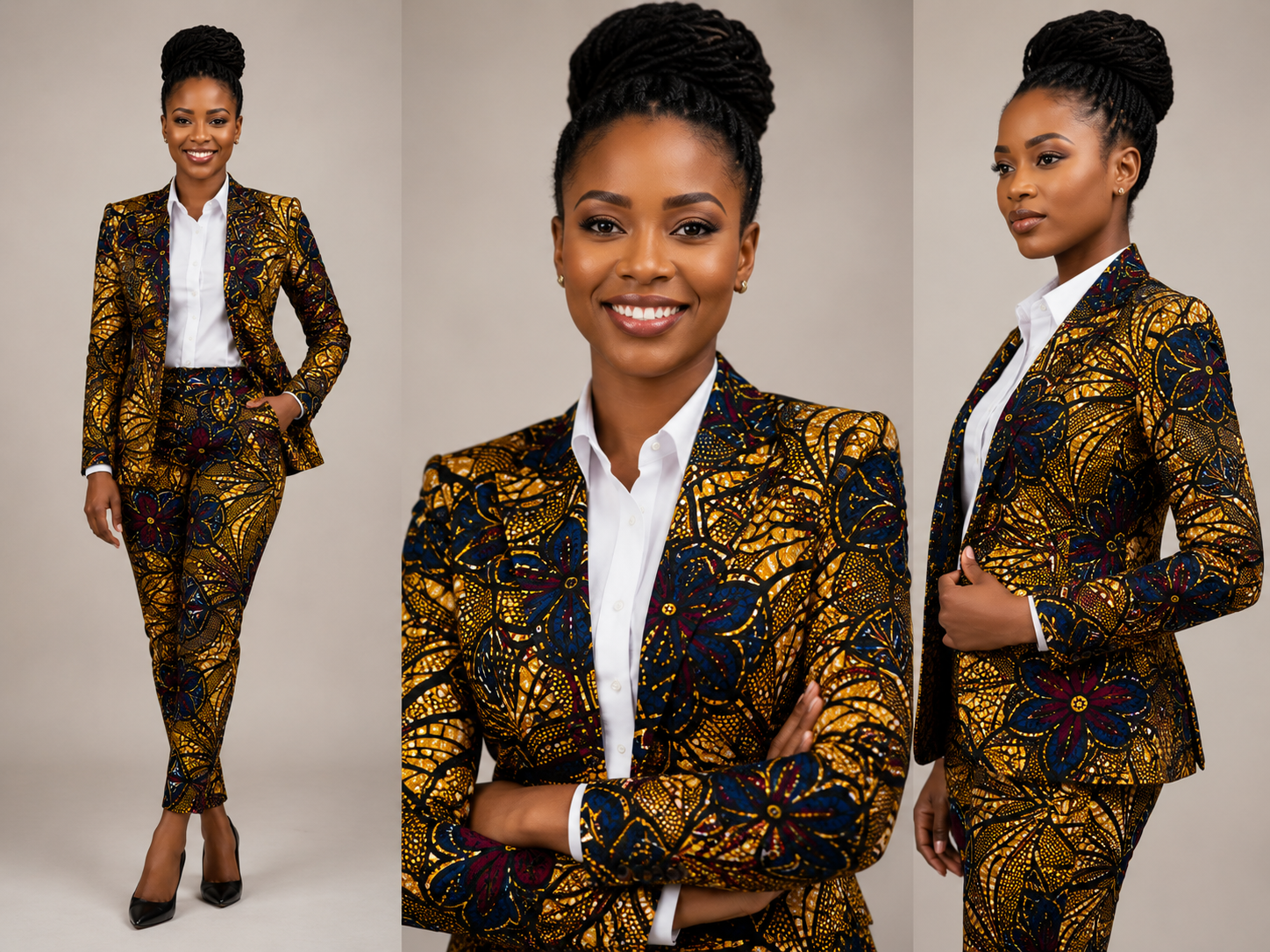 Bold Ankara print outfit