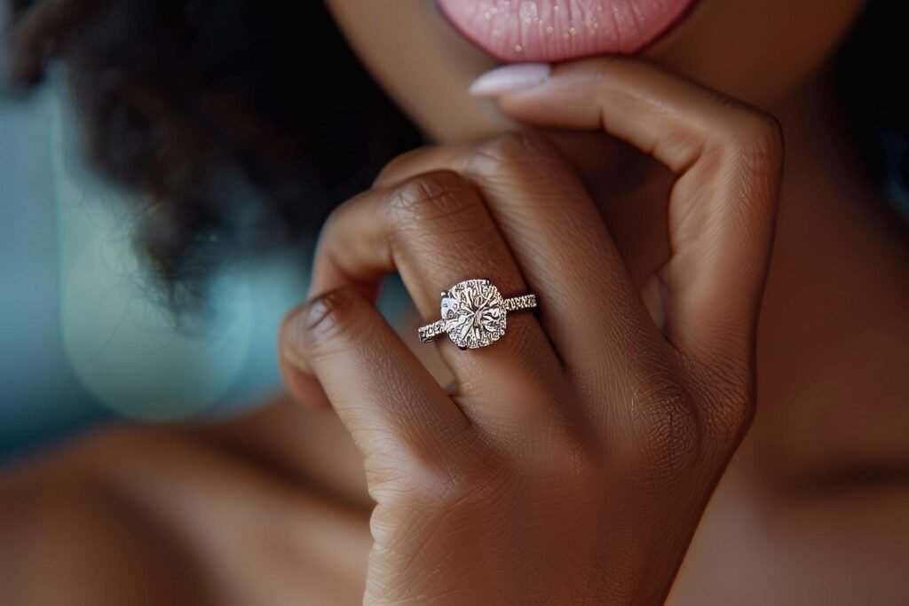 Moissanite Engagement Rings for Women