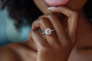 Moissanite Engagement Rings for Women